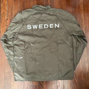 Vintage 1990s Coach Jacket Windbreaker Sweden